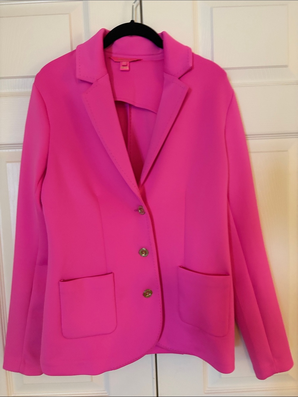 Hot Pink Scuba Blazer